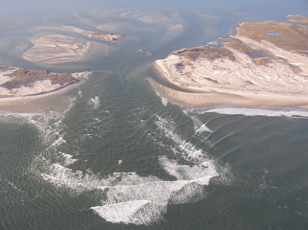 The inlet from the air.Photo: Great South Bay Project Stony Brook University